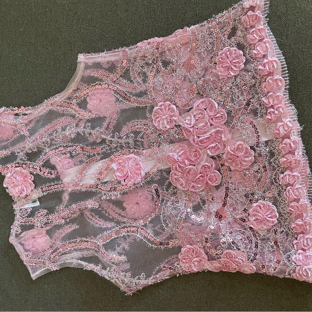 Girls Pink Horse Show Vest